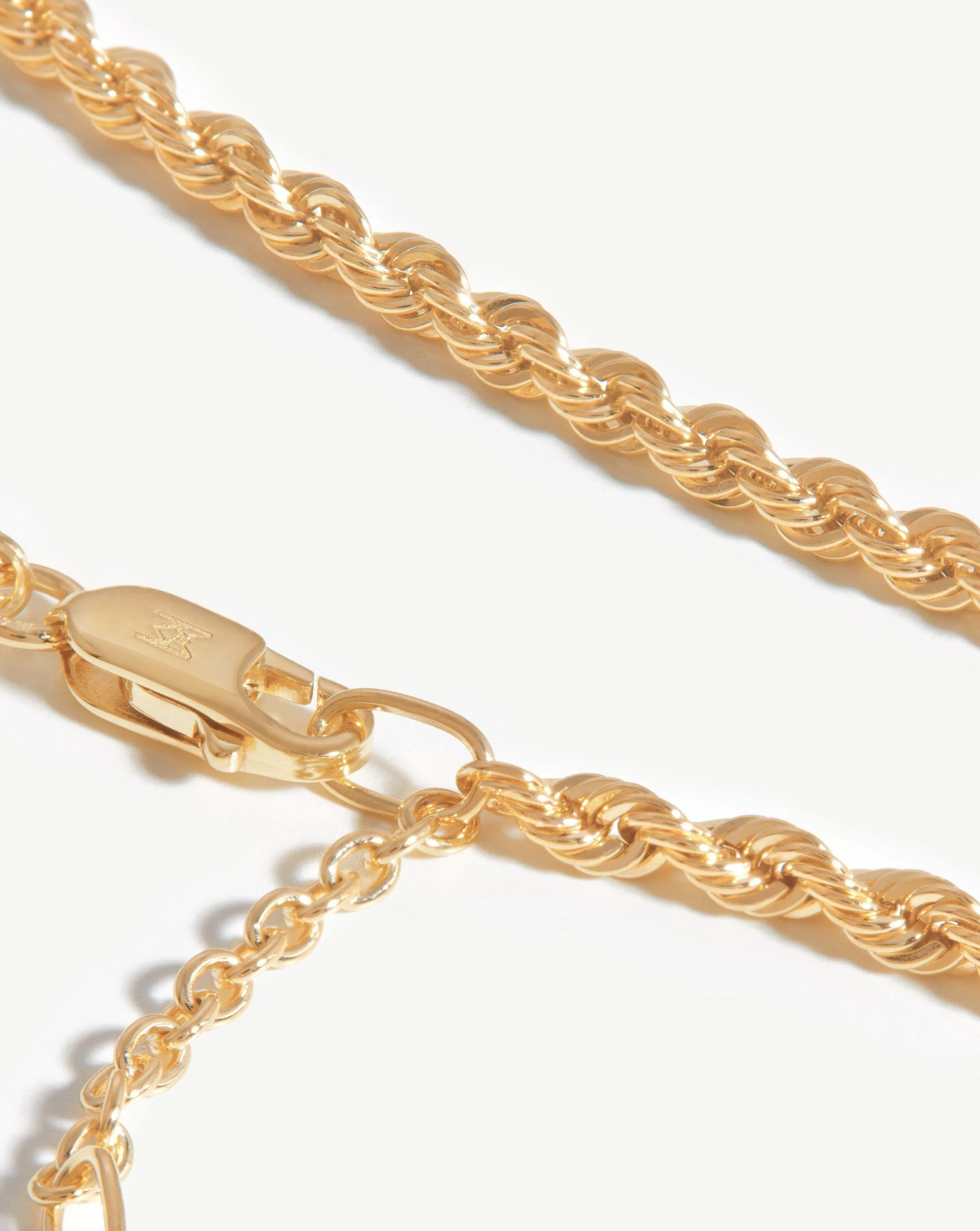 Fine Classic Rope Chain Necklace - Image 5
