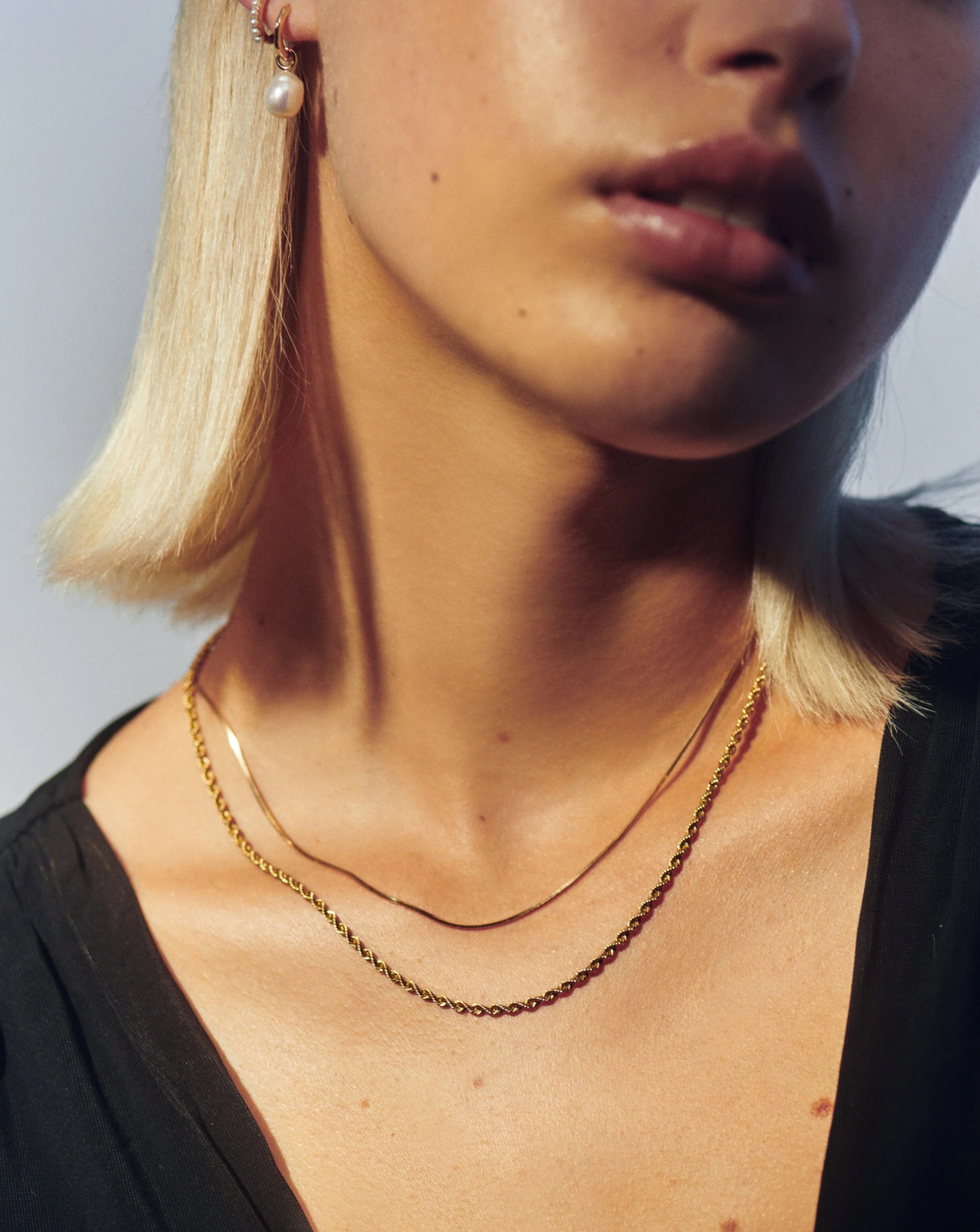 Fine Classic Rope Chain Necklace - Image 6