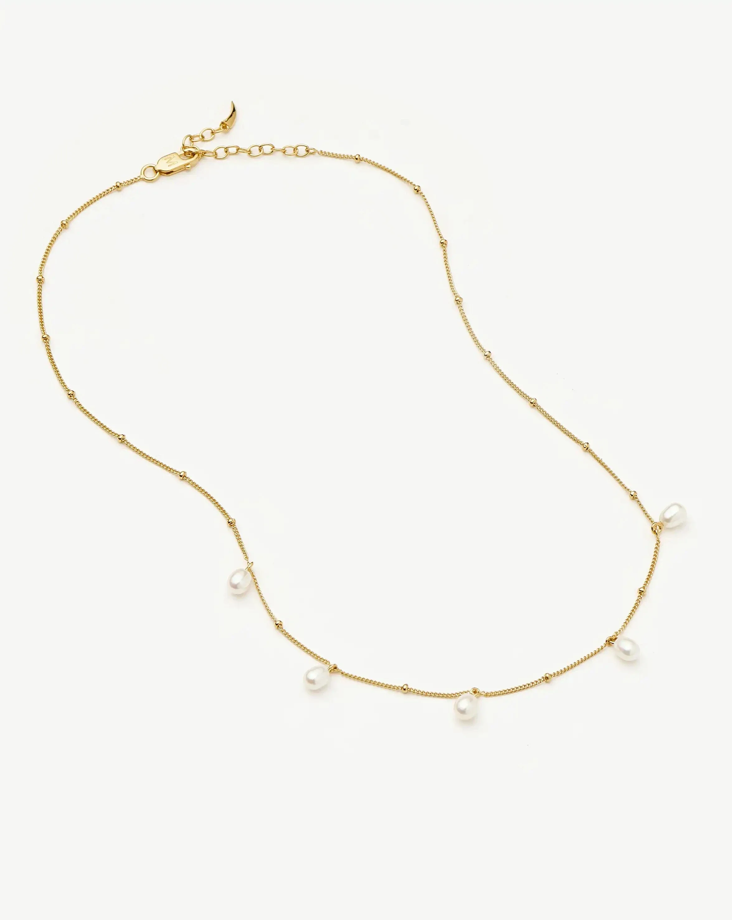 Pearl Baya Baroque Chain Choker | 18ct Gold Vermeil/Pearl - Image 5